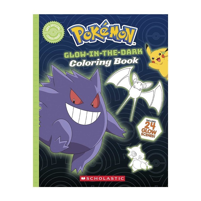 Pokémon Glow-in-the-Dark Coloring Book