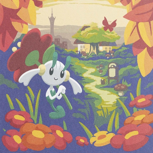 Kalos Explore Pokémon Poster