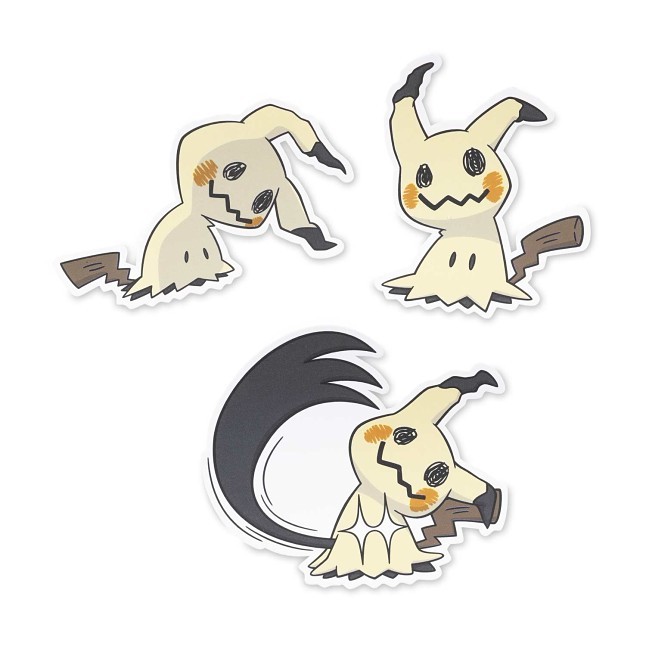 Mimikyu Stickers (3-Pack)