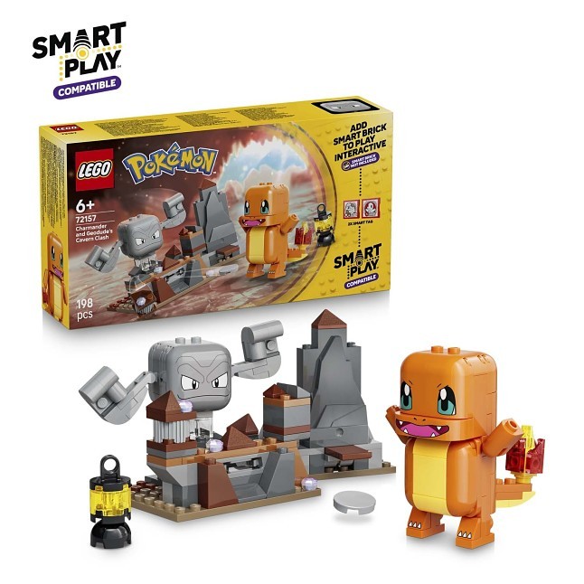 LEGO® Pokémon™ SMART Play™: Charmander and Geodude’s Cavern Clash