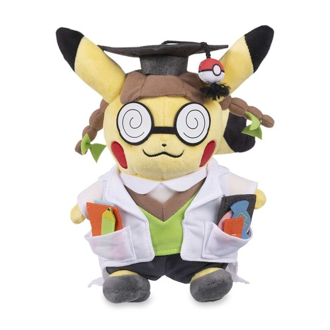 Cosplay Pikachu: Pikachu, Ph.D. Poké Plush - 10 ½ In.